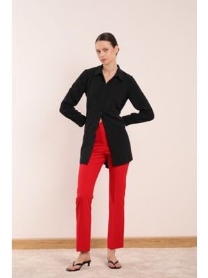 Ziley  Yake Cepli Kumaş Pantolon