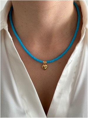 Hercy Kalpli Fimo Kolye |yazlık Kolye | Renkli Kolye