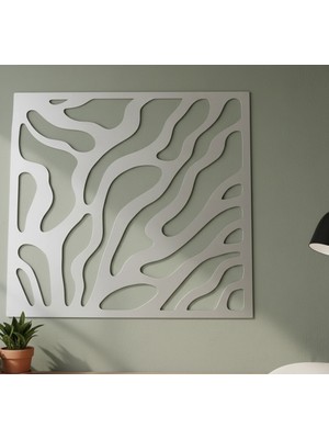 Sezart Dalgalı Desen Metal Dekoratif Tablo