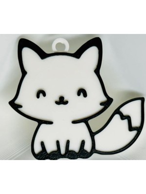 Aycer 2'li Sevimli Kedi Anahtarlık,şık Tasarım.