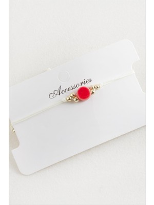 Marsilyan Yuvarlak Makrome Ip Bileklik