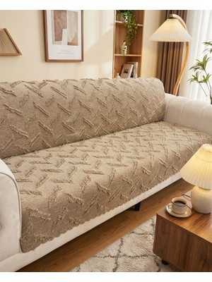 Şönil Bohem Sakallı Kaymaz Koltuk Örtüsü 180X220 cm | 3 Kişilik Kanepe, Çekyat Örtüsü