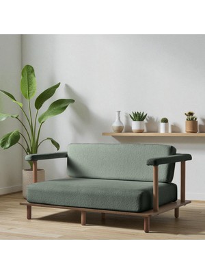 Eymense Pia Ikili Koltuk Yeşil