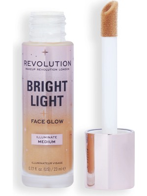Revolution, Bright Light, Face Glow, 4in1 Işıltılı Fondöten, Illuminate Medium (23 Ml)