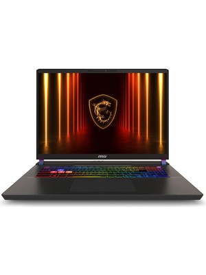 MSI Msı Vector 17 Hx Aı A2XWHG-081TR Intel Core Ultra 9 275HX 16 GB Ram 1 Tb SSD RTX5070TI 17" Qhd+ 240Hz Freedos Kn9