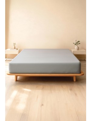 Soley | Jersey | %100 Pamuk Çift Kişilik Premium Lastikli Çarşaf