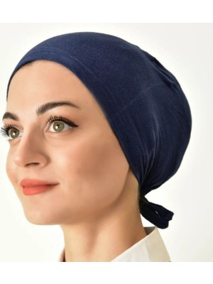 Düz Bone Lacivert-Üçgül