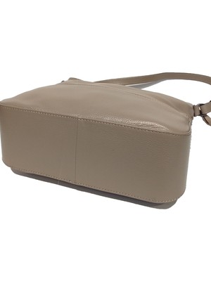 Atelier Terra Marea Ebruli Kum Beji | Hakiki Deri Kadın Tote Omuz Çantası