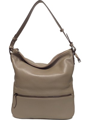 Atelier Terra Marea Ebruli Kum Beji | Hakiki Deri Kadın Tote Omuz Çantası