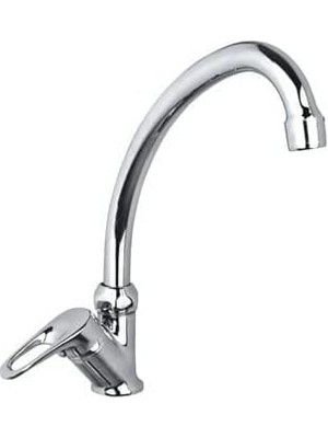 Aç-Kapa Tek Su Girişli Lavabo Mutfak Bataryası Tekli Mix