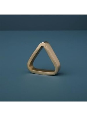 Be Altın Renkli Üçgen Peçete Yüzüğü