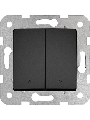 Linnera Life Gece Siyahı Jaluzi Kumanda Mekanizma ve Düğme