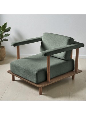 Eymense Pia Tekli Koltuk Yeşil