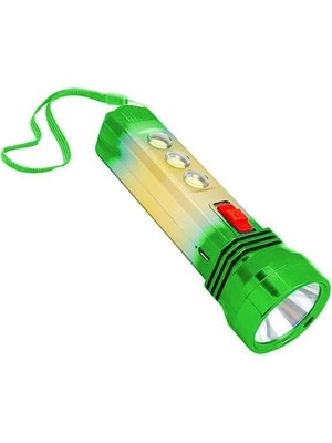 SiHako TB33 1+3 Ledli Iki Çalışma Modlu Şarjlı El Feneri