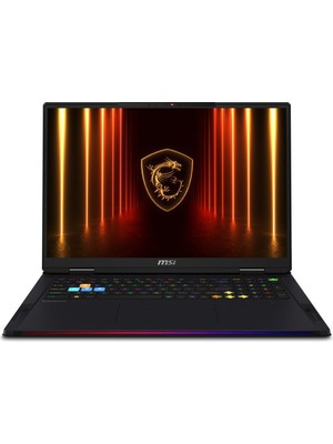 MSI Msı Raıder 18 Hx Aı A2XWIG-218TR Intel Core Ultra 9 285HX 64 GB Ram 2 Tb SSD Geforce RTX5080 18" 120Hz Freedos KN41