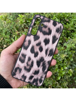 CepStok Samsung Galaxy S25 Plus Kılıf Leopar Desenli Içi Kadife Kapak