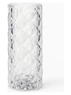 LED Masa Lambası Dokunmatik Sensörlü USB Şarjlı Kristal Tasarım Renk Değiştiren Dekoratif Gece Lambası Yatak Odası Salon Ofis Aydınlatma