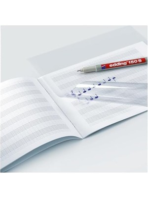 Edding 150 S Çok Amaçlı Silinebilir Asetat Kalemi - Non-Permanent Siyah