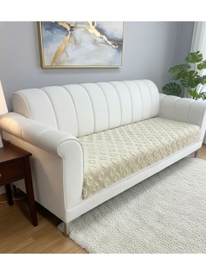 Şönil Bohem Kaymaz Koltuk Örtüsü 90X210 cm | 3 Kişilik Kanepe, Çekyat Örtüsü