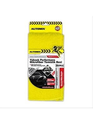 Yüksek Performanslı Mikrofiber Temizlik Bezi 50X50 cm | Araç ve Ev Için Etkili Temizlik
