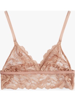 Koton Dolgusuz Balensiz Dantelli Bralet Sütyen