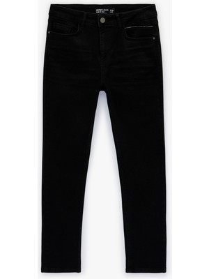 Koton Cepli Normal Bel Dar Paça Jean Pantolon - Slim Fit Jeans