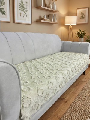 Şönil Bohem Kaymaz Koltuk Örtüsü 90X210 cm | 3 Kişilik Kanepe, Çekyat Örtüsü
