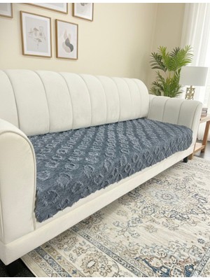 Şönil Bohem Kaymaz Koltuk Örtüsü 90X210 cm | 3 Kişilik Kanepe, Çekyat Örtüsü