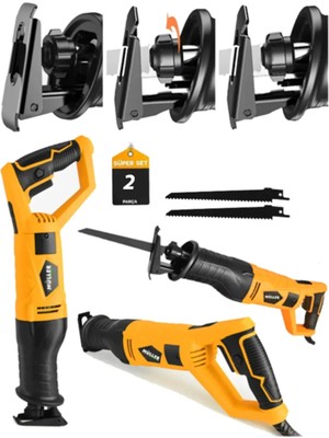 Alman 9900 Wat 6 Kademe Devir Ayarli Bakir Sargili Kemik Kesme Tilki Kuyruğu Makinesi 2 Bıçak Hediye