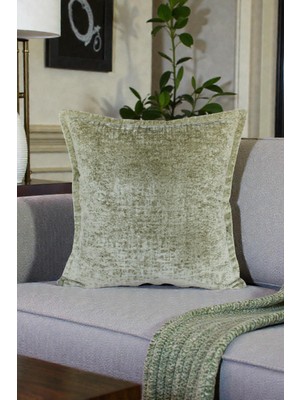 Visionario Kırlent İthal Kadife Kumaş - 45X45cm Yumuşak Dokulu Dekoratif Özel Tasarım Kırlent Kılıfı - S10