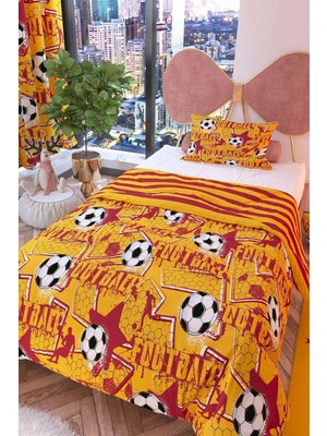 Taraftarlar Çift Taraflı Çocuk Nevresim Takımı Pamuklu S-K