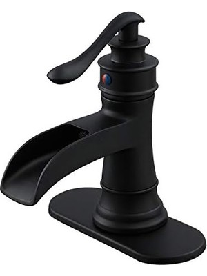 Banyo Musluk Şelale Lavabo Armatürü Yağla Ovulmuş Bronz, 9197N