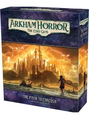 Flight Games Arkham Horror The Card Game The Path To Carcosa Expansion | Horror Game | Mystery Game | Cooperative Card Game | Ages 14+ | 1-2 Players | Avg. Playtime 1-2 Hours |