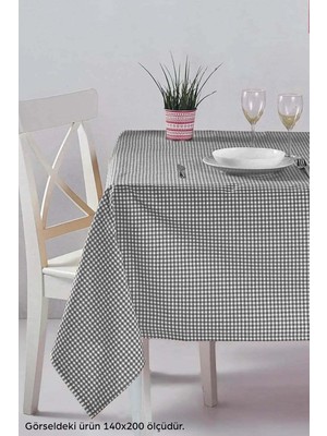 Rivaistanbul Siyah Pötikareli Masa Örtüsü, Sofra Bezi, Piknik Örtüsü