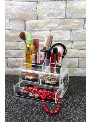 Akrilik Kozmetik Makyaj Düzenleyici Organizer