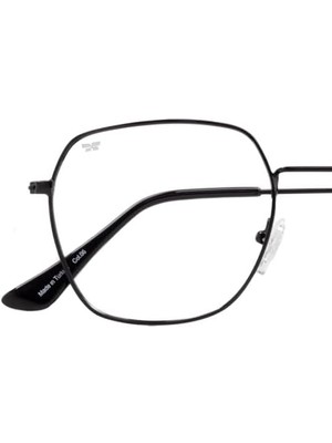 Mavi Işık Engelleyici Dinlendirici Bilgisayar Gözlüğü | Genç Yetişkin | Erkek Kadın Üniseks | Geometrik Tam Çerçeveli Grilamid Metal | Mavi Işık, Uv, Parlama Önleyici Filtre Olw 1860-06