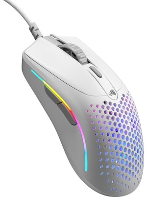 Model O 2 Mini Beyaz Kablolu Oyuncu Faresi: Hafif 49 Gram, 26K Optik Sensör, 80 Milyon Tıklama, 6 Programlanabilir Düğme, Küçük Ellere Uygun Fare, Fps, Mmo, Moba, Battle Faresi