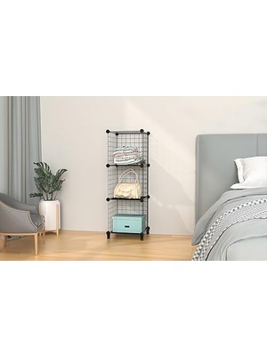 Dekoratif Tel Dolap - 3 Küp