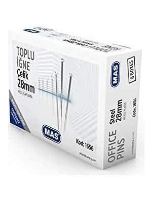 Multipack Toplu Iğne 20 Gram Nikelli 28 Milimetre 8 Paket