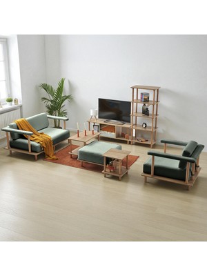 Eymense Pia Koltuk Takımı Oturma Odası Seti Yeşil