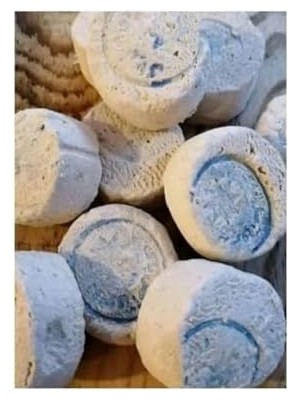 Iran Ruşur Taşı Mühürlü | Doğal Cilt ve Vücut Peeling Hamam Taşı | Derinlemesine Temizleyici Ölü Deri Arındırıcı | 1 Paket (6 Adet) Saf Doğal Iran Hamam Taşı