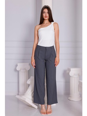 La Pante Strıght Dikiş Önden Pileli Pantolon