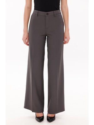 La Pante Önden Düğmelı Strıght Dikişli Palazo Pantolon