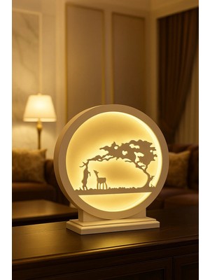 Evode Design Geyik Figürlü LED Dekoratif Obje