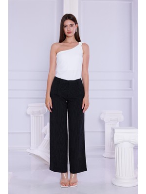 La Pante Strıght Dikiş Önden Pileli Pantolon
