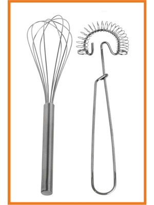 IKEA Ikili Çırpıcı Seti 26 cm Paslanmaz Çelik