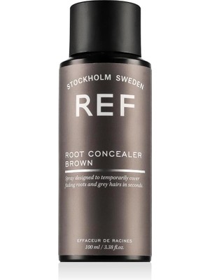 Ref Stockholm-Ref Root Concealer Brown 100 ml Saç Dipleri Için Anında Kapatıcı Sprey - Kahve