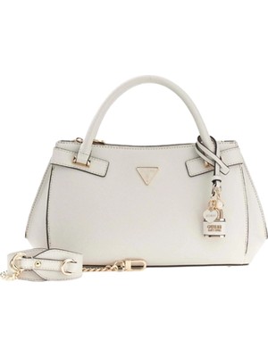 Guess Serenova Küçük Girlfriend Kadın Beyaz El Çantası HWZG8091050-OFF