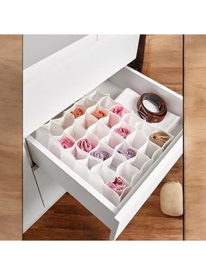 30 Gözlü Petek Organizer Çekmece Içi Çorap Kemer Iç Çamaşırı Düzenleyici