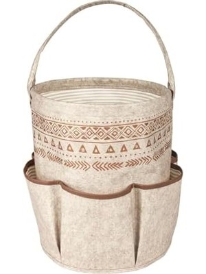 Buti Derili 6 Cepli Sepet Organizer Çok Amaçlı Düzenleyici Çanta Kahverengi 103914